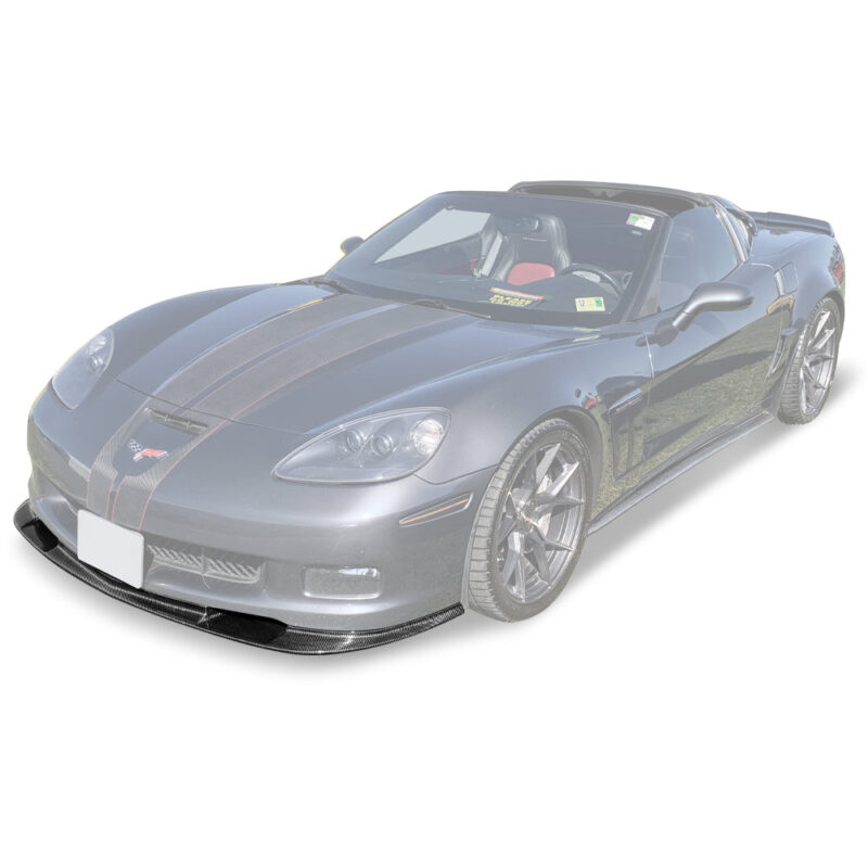 C6 Corvette front splitter lip in real Carbon Fiber