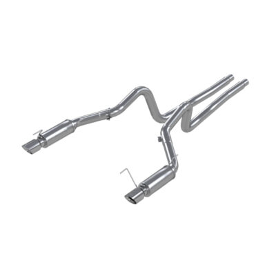 MBRP 2005-2009 Ford Mustang GT 4.6L 3-Inch Cat-Back Exhaust - Race Profile, Aluminized Steel