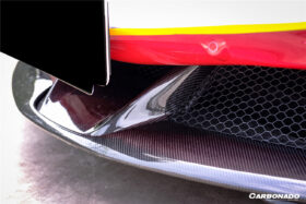 DarwinPRO 2020-UP Ferrari SF90 Stradale OE Style Autoclave Carbon Fiber Front Lip - image 4