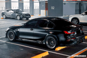 DarwinPRO 2021-UP BMW M3 G80 Sedan Only CS Style Dry Double Carbon Fiber Trunk - image 3