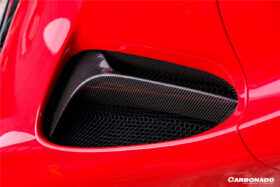 DarwinPRO 2020-UP Ferrari SF90 Stradale OE Style Autoclave Carbon Fiber Qaurter Panel Side Scoops - image 7