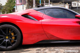 DarwinPRO 2020-UP Ferrari SF90 Stradale OE Style Autoclave Carbon Fiber Qaurter Panel Side Scoops - image 3