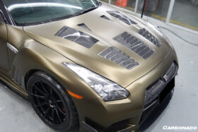 DarwinPro Aerodynamics DarwinPRO GTR R35 CBA / DBA TP-2 Style Carbon Fiber Hood - Image 4