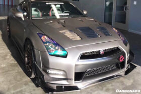 DarwinPro Aerodynamics DarwinPRO GTR R35 CBA / DBA TP-2 Style Carbon Fiber Hood - Image 5