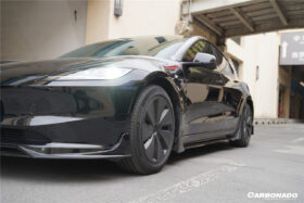 DarwinPRO 2023-2026 Tesla Model 3 LCI Fast Style Carbon Fiber Pattern Look Body Kit - image 4