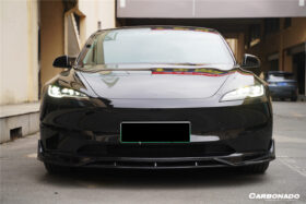 DarwinPRO 2023-2026 Tesla Model 3 LCI Fast Style Carbon Fiber Pattern Look Body Kit - image 2