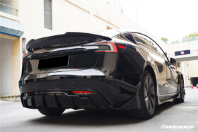 DarwinPRO 2023-2026 Tesla Model 3 LCI Fast Style Carbon Fiber Pattern Look Body Kit - image 7
