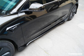 DarwinPRO 2023-2026 Tesla Model 3 LCI Fast Style Carbon Fiber Pattern Look Body Kit - image 5