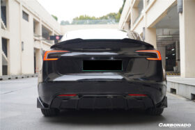DarwinPRO 2023-2026 Tesla Model 3 LCI Fast Style Carbon Fiber Pattern Look Body Kit - image 8