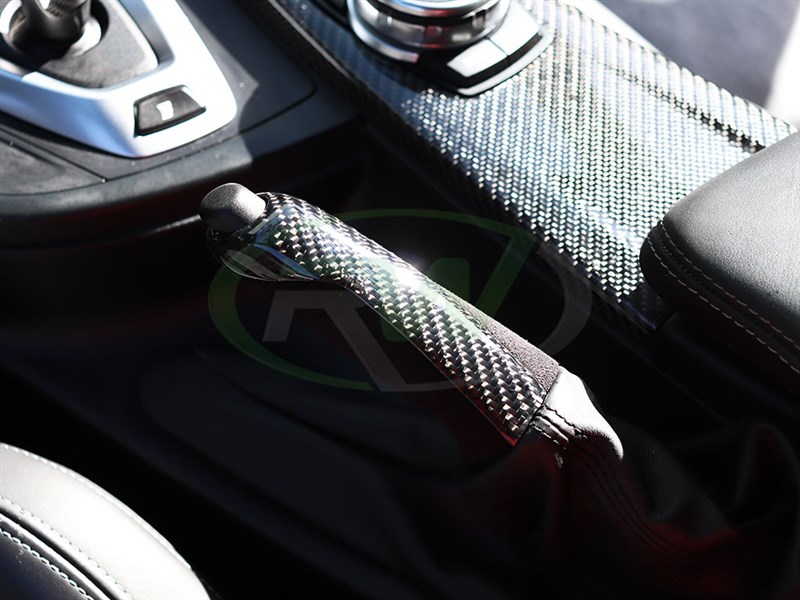 RW Carbon 1999-2006 BMW Carbon Fiber Alcantara E-Brake Handle