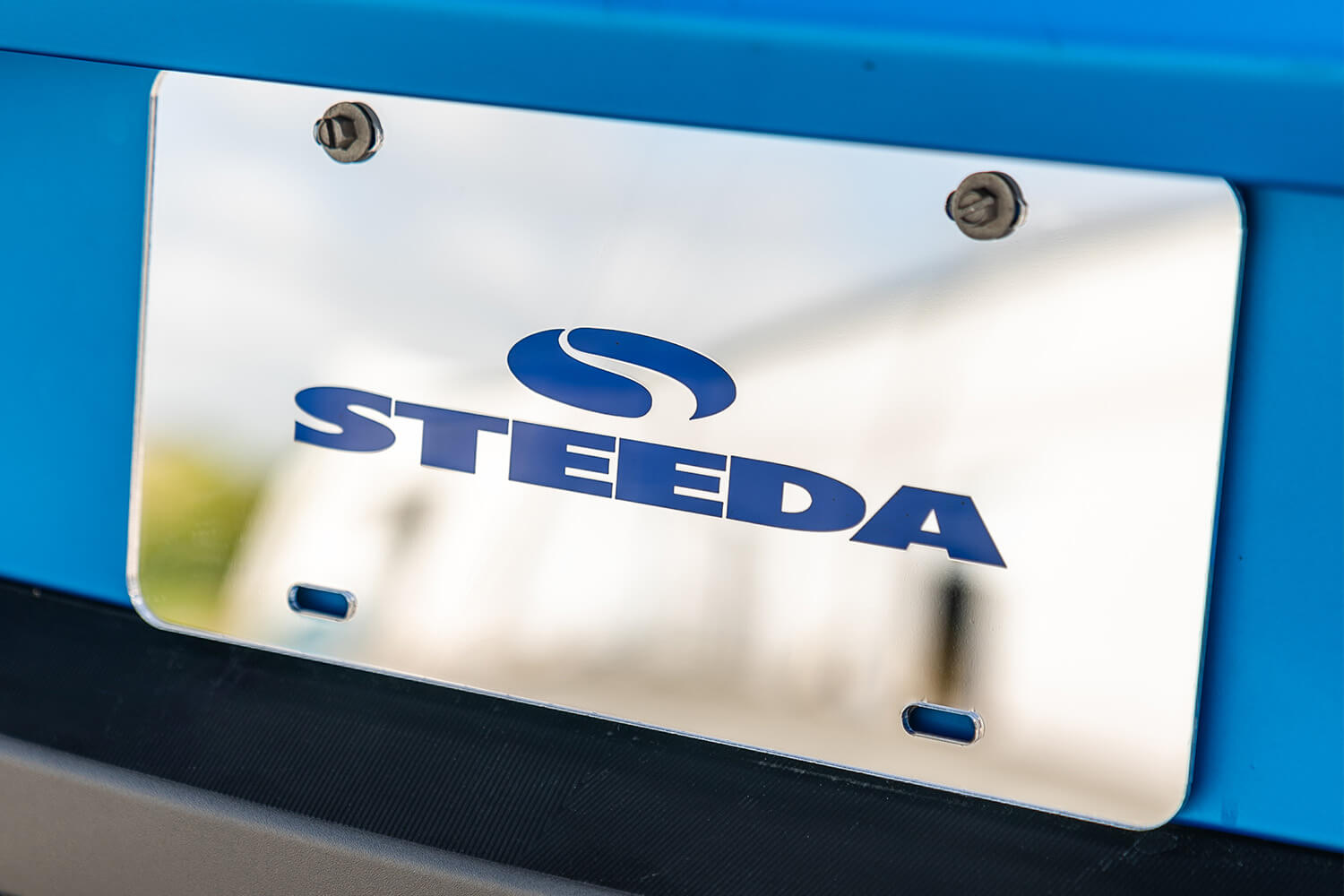 2000-2023 – Steeda Chrome License Plate (2)