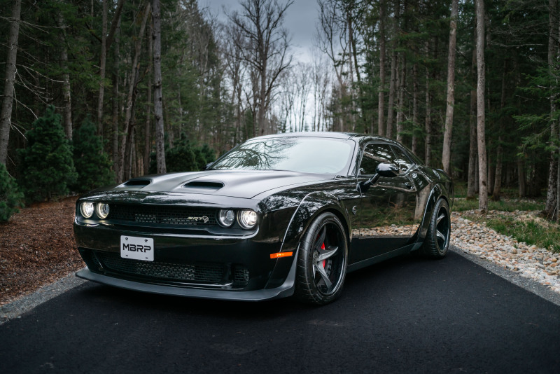 2015-2023 Dodge Challenger / Charger / 300 with the MBRP MDA7113 race-to-street sound conversion kit installed