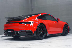 DarwinPRO 2019-2024 Porsche 911 992 Carbon Fiber Rear Lip DarwinPRO (BKSSII) Fits Carrera, S, 4, 4S, Targa, Cabriolet - image 5
