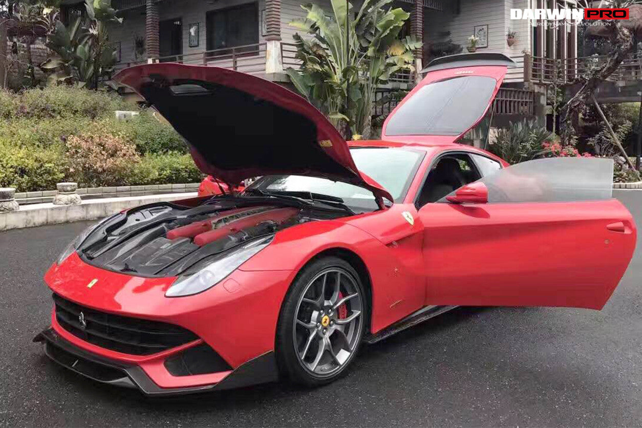DarwinPro Aerodynamics DarwinPRO F12 Berlinetta Dry Carbon Fiber Engine Cover Replacement for Ferrari F12 - Image 2