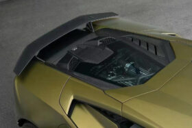 DarwinPRO 2015-2025 Lamborghini Huracan LP610 & LP580 & EVO Tecnica Style Dry Carbon Fiber Trunk Spoiler Wing - image 3