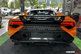 DarwinPRO 2015-2019 Lamborghini Huracan LP610 & LP580 Convert Tecnica Style Rear Bumper (NEED TO CHANGE EXEHAUST SYSTEM) - image 4
