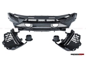 DarwinPRO 2019-2023 Lamborghini Huracan EVO Convert Tecnica Style Rear Bumper - image 5