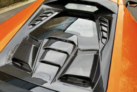 DarwinPRO 2015-2025 Lamborghini Huracan LP610 & LP580 & EVO Coupe Convert Tecnica Style Dry Carbon Fiber Rear Engine Hood - image 1