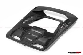 DarwinPRO 2015-2025 Lamborghini Huracan LP610 & LP580 & EVO Coupe Convert Tecnica Style Dry Carbon Fiber Rear Engine Hood - image 5
