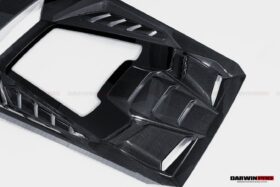 DarwinPRO 2015-2025 Lamborghini Huracan LP610 & LP580 & EVO Coupe Convert Tecnica Style Dry Carbon Fiber Rear Engine Hood - image 7