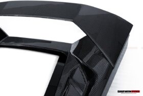 DarwinPRO 2015-2025 Lamborghini Huracan LP610 & LP580 & EVO Coupe Convert Tecnica Style Dry Carbon Fiber Rear Engine Hood - image 8