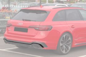 DarwinPRO 2017-2024 Audi RS4 B9 Carbon Fiber Rear Diffuser Trim Lip - image 1
