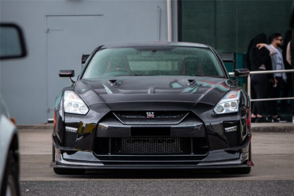 DarwinPRO 2017-2023 Nissan GTR R35 EBA BKSS Style Carbon Fiber Front Lip