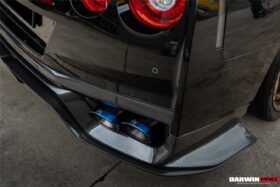 DarwinPRO 2017-2023 Nissan GTR R35 EBA BKSS Style Carbon Fiber Front Lip - image 4