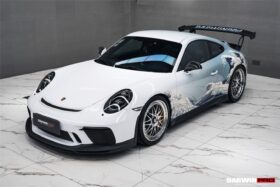 DarwinPRO 2017-2019 Porsche 911 991.2 GT3 Only BKSS Style Carbon Fiber Front lip - image 5