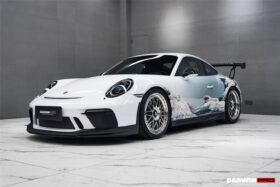 DarwinPRO 2017-2019 Porsche 911 991.2 GT3 Only BKSS Style Carbon Fiber Front lip - image 4