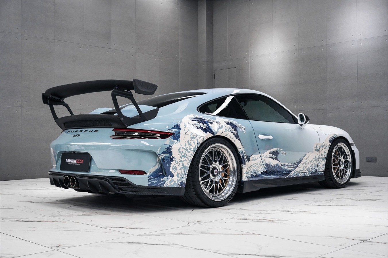DarwinPRO 2017-2019 Porsche 911 991.2 GT3 Only GT2RS Style Trunk Spoiler Wing