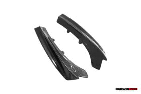 DarwinPRO 2013-2019 BMW 3 Series F30 F35 M-Tech GV Style Carbon Fiber Rear Lip with Caps - image 8