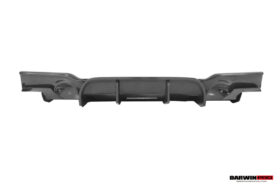 DarwinPRO 2013-2019 BMW 3 Series F30 F35 M-Tech GV Style Carbon Fiber Rear Lip with Caps - image 6