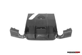DarwinPRO 2013-2019 BMW 3 Series F30 F35 M-Tech GV Style Carbon Fiber Rear Lip with undertray - image 7