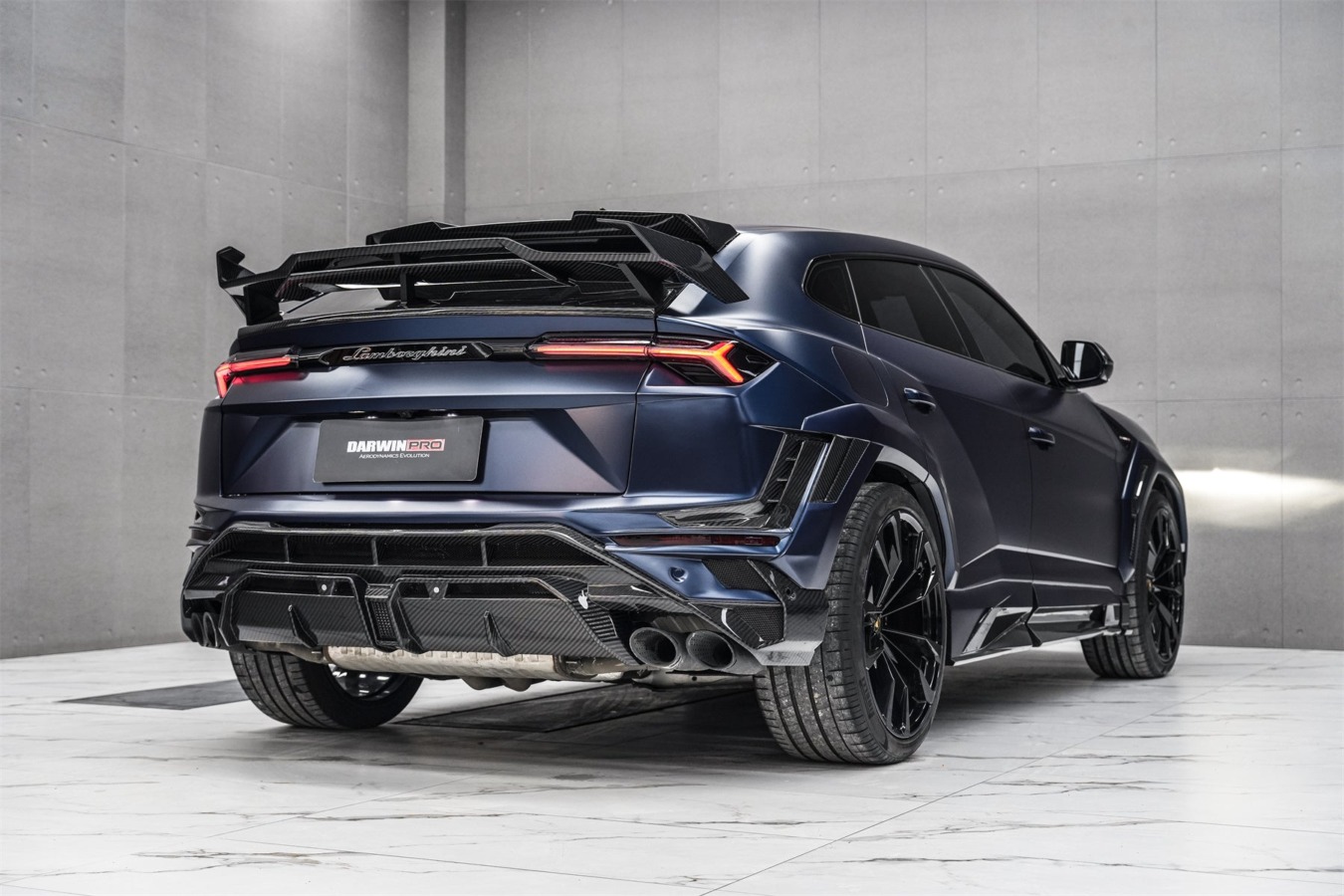DarwinPRO 2018-2025 Lamborghini URUS BKSS Part Carbon Fiber Rear Bumper | Fits URUS, S, Performante