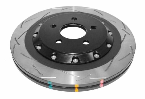 DBA 2015-2018 Ford Mustang GT / EcoBoost Performance Package 5000 Series T3 Slotted 2-Piece Rear Brake Rotor - 330mm