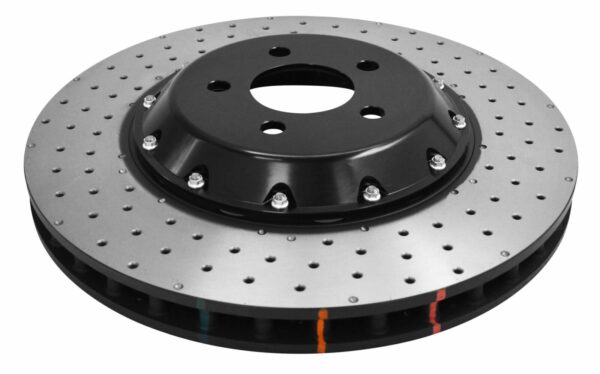 DBA Mustang GT Performance Package 5000 Series XD Drilled 2-Piece Front Brake Rotor - 380mm for Mustang GT