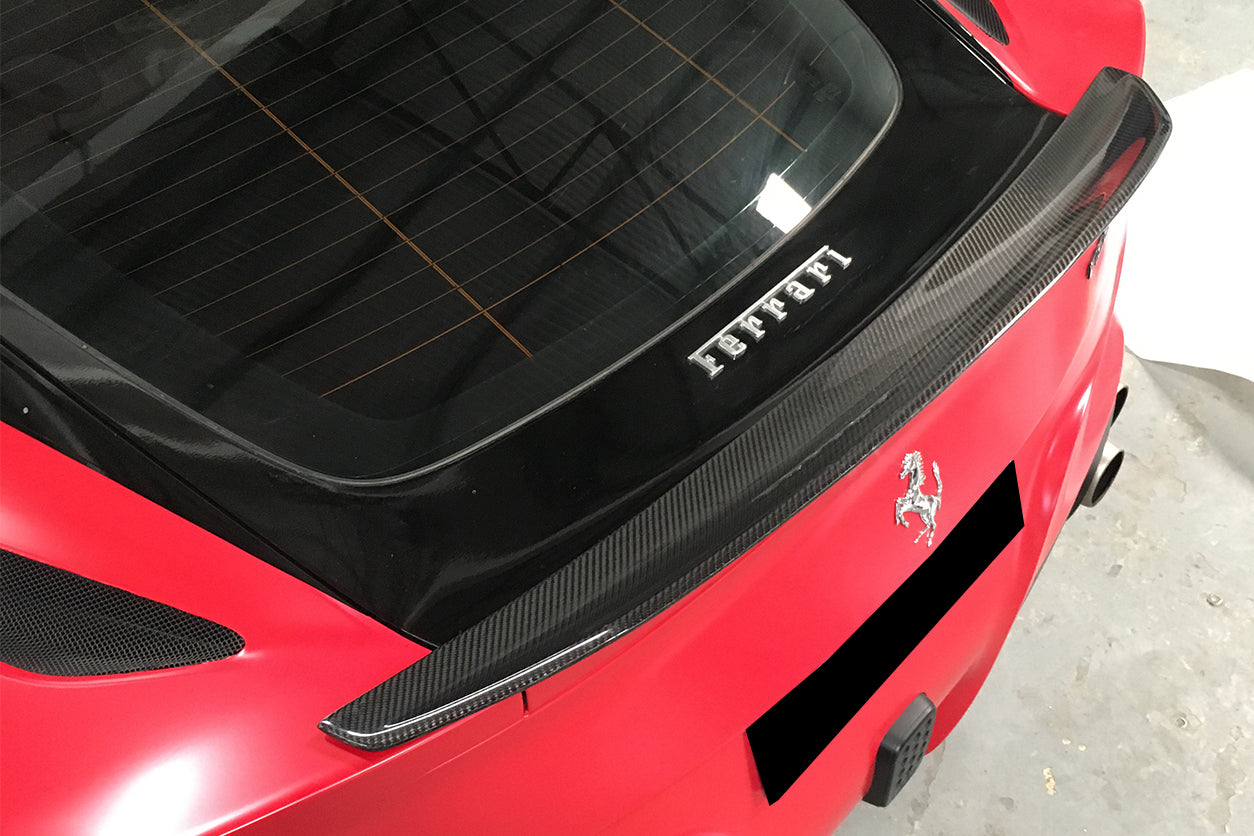 DarwinPRO 2012-2017 Ferrari F12 Berlinetta DC Style  Carbon Fiber Trunk Spoiler