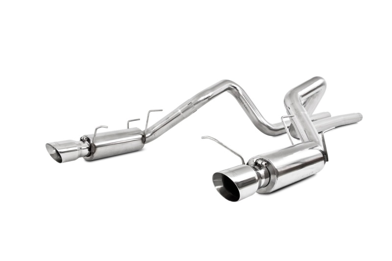 MBRP 2011-2014 Ford Mustang GT 5.0L 3-Inch Cat-Back Exhaust - Race Profile, T409 Stainless - FF Performance