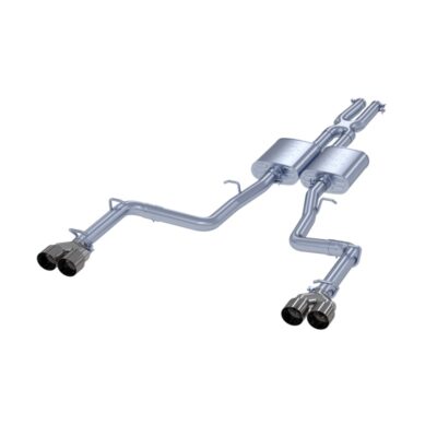 MBRP 2015-2021 Dodge Challenger V6 3.6L 2.5-Inch Cat-Back Exhaust - Street Profile, Aluminized Steel