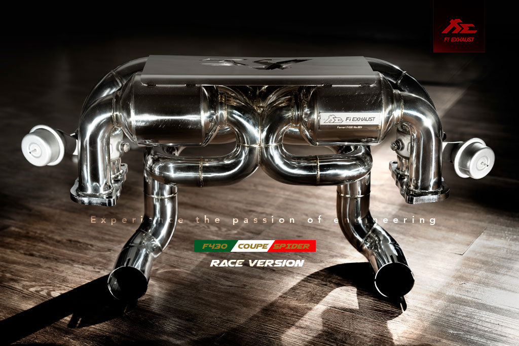 Fi EXHAUST F430 Race Version Catless Downpipe - Image 4