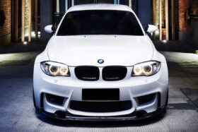 DarwinPRO 2011-2012 BMW 1M RZS Style Carbon Fiber Front Lip - image 1