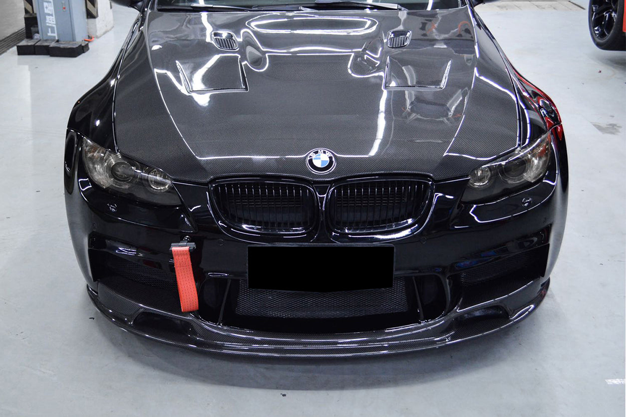 DarwinPRO 2008-2012 BMW M3 E90 E92 E93 VRS Style Carbon Fiber Front Lip With Undertray