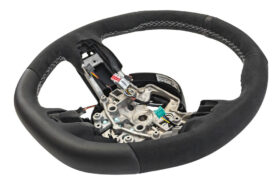 2015-2017 Ford Mustang – Steeda Q850 Alcantara Steering Wheel - Black Sightline