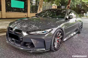 DarwinPRO 2021-UP BMW M3 G80 M4 G82 G83 CSL Style DRY Carbon Fiber Grille (FOR ACC CAR) - image 2