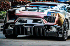 DarwinPRO 2004-2008 Lamborghini Gallardo IRON Style Rear Bumper - image 1