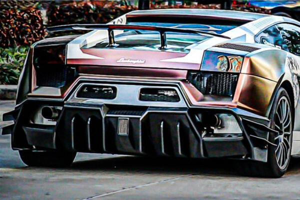DarwinPRO 2004-2008 Lamborghini Gallardo IRON Style Rear Bumper