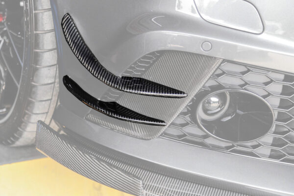 DarwinPRO 2013-2018 Audi RS6 Avant BS Style Carbon Fiber Front Bumper Canards