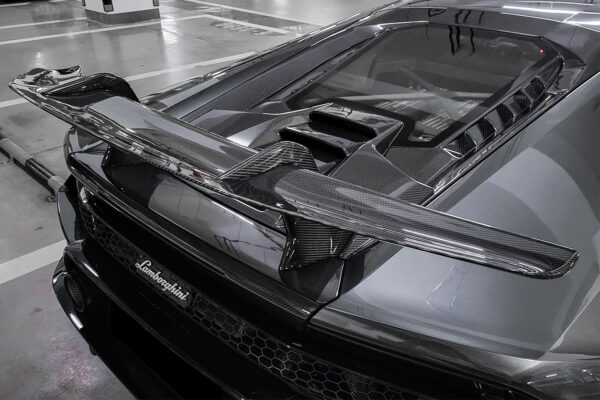 DarwinPRO 2015-2023 Lamborghini Huracan LP610 & LP580 & EVO Coupe Performante Style Carbon Fiber Spoiler Wing and Engine Hood