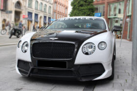 DarwinPRO 2012-2015 Bentley Continental  V8 GT GTC V8S - W12 GT GTC SPEED VRS Style Carbon Fiber Front Bumper - image 1